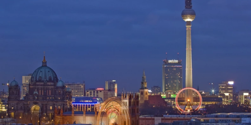 Berliner Weihnachtszeit Roten Rathausilla